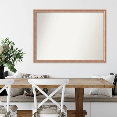 41" X 30" Non-Beveled Harmony Rose Gold Wood Wall Mirror - Amanti Art 8 41" X 30" Non-Beveled Harmony Rose Gold Wood Wall Mirror - Amanti Art - Image 6