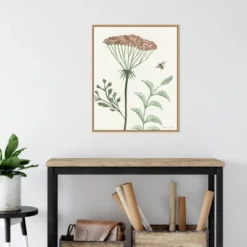 22" X 28" Springtime III Warm By Sara Zieve Miller Framed Canvas Wall Art Light Brown - Amanti Art -Finest Home Decoration GUEST 00a2ba2a 2b9f 4d88 b613 86d35df9a6c9