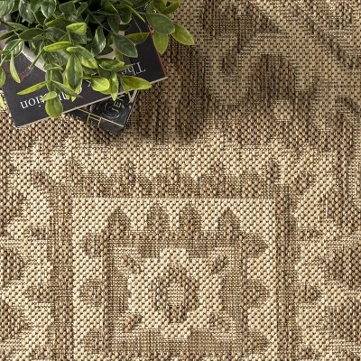 NuLOOM Lane Elegant Medallion Indoor And Outdoor Area Rug 7 NuLOOM Lane Elegant Medallion Indoor And Outdoor Area Rug - Image 5