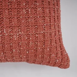 20"x20" Marled Sweater Knit Chenille Faux Shearling Reversible Throw Pillow Rose - Freshmint -Finest Home Decoration GUEST 01111202 0d47 415a 9b14 fc72973263ed