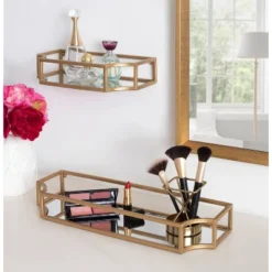 2pc Ciel Metal Wall Shelf Set - Kate & Laurel All Things Decor -Finest Home Decoration GUEST 040526ba d0e7 4860 8650 2632629c48d2