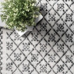 NuLOOM Arabella Contemporary Bordered Area Rug -Finest Home Decoration GUEST 04b0205d 6677 4256 80ee ddb6b0e579b7