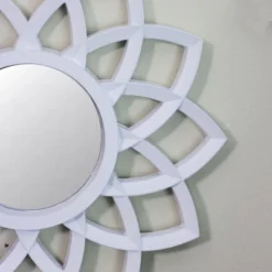 Northlight Set Of 3 Arched Floral Matte White Wall Mirrors 9.5" -Finest Home Decoration GUEST 04cd8d70 73ee 40f2 b4ec 214dcfb458bc