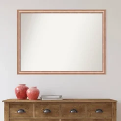 41" X 30" Non-Beveled Harmony Rose Gold Wood Wall Mirror - Amanti Art 15 41" X 30" Non-Beveled Harmony Rose Gold Wood Wall Mirror - Amanti Art -Finest Home Decoration GUEST 056a9321 09b0 4cc3 b26e eda53909e9f6