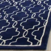 2'3"x9' Runner Jennie Quatrefoil Design Tufted Accent Rug Dark Blue/Ivory - Safavieh -Finest Home Decoration GUEST 067fe6bf 136d 4d63 b460 90c08f6af792