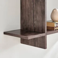 35.4" X 32" Manasa Floating Geometric Kilter 2 Tier Wall Shelf - Danya B. -Finest Home Decoration GUEST 07583690 bc1f 4636 9989 f4306f7c9a14