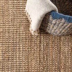 Pata Hand Woven Chunky Jute Indoor Area Rug - JONATHAN Y -Finest Home Decoration GUEST 0780be70 0b51 4073 b1a7 388e4a598722