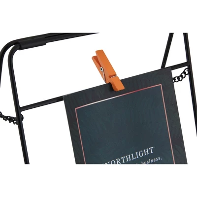 Northlight 9.75" Contemporary Clip On 4" X 6" Photo Picture Frame - Black 5 Northlight 9.75" Contemporary Clip On 4" X 6" Photo Picture Frame - Black - Image 3