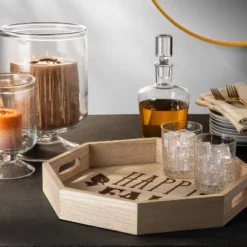 Harvest Happy Fall Wooden Serving Tray - Hyde & EEK! Boutique™