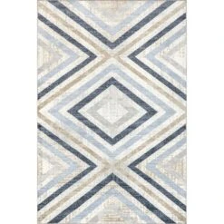 NuLOOM Akari Transitional Diamond Machine Washable Area Rug -Finest Home Decoration GUEST 0c877fb5 beac 48c0 adb2 b399a65ade2c