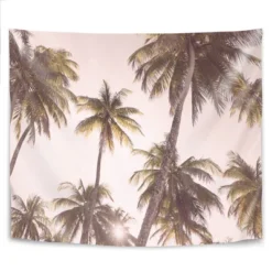 Blush Palms By Sisi And Seb Wall Tapestry -Finest Home Decoration GUEST 0cb37a1a c1c7 4e9a ad1a 5b34a5b6d6c0