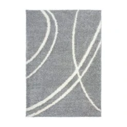 World Rug Gallery Soft Cozy Contemporary Stripe Indoor Shag Area Rug -Finest Home Decoration GUEST 0ee99ea8 1985 43df bd3f 25de0ae6b4de