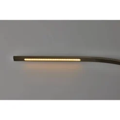 Sonic Arc Floor Lamp With Smart Switch Silver (Includes LED Light Bulb) - Adesso -Finest Home Decoration GUEST 0f171406 46f9 4c5e 873f 3adedb17f68a