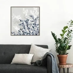 22" X 22" Blue Spring I By Isabelle Z Framed Canvas Wall Art Gray Wash - Amanti Art 15 22" X 22" Blue Spring I By Isabelle Z Framed Canvas Wall Art Gray Wash - Amanti Art -Finest Home Decoration GUEST 0f5a44c0 8b58 4642 a5dd c1da3bd4ba14