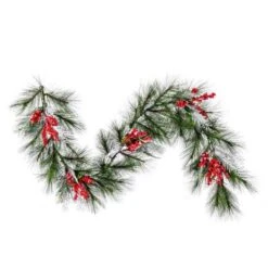 Vickerman Frosted Red Garlands -Finest Home Decoration GUEST 0f60eecc 16fb 47ba b521 18a0b59e7972