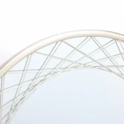 LuxenHome Silver Metal Frame Round Accent Vanity Wall Mirror 15 LuxenHome Silver Metal Frame Round Accent Vanity Wall Mirror -Finest Home Decoration GUEST 1048dcbb 359b 4e5c 876d ebaa1ec05749