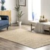 NuLOOM Ella Hand Woven Jute Farmhouse Checkered Flatweave Area Rug -Finest Home Decoration GUEST 107a290d 66c9 4c80 bb91 77d7823675fc