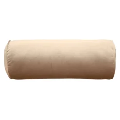 7"x18" Luxe Velvet Neckroll Pillow With Piping And Button - Edie@Home -Finest Home Decoration GUEST 10d66359 266c 4e67 8fe3 6d4c14cc391c