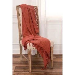50"x60" Textured Striped Throw Blanket - Rizzy Home -Finest Home Decoration GUEST 11632c46 878f 4727 9a76 662ece2bb7ec