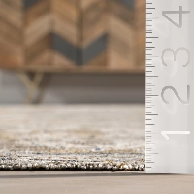 NuLOOM Zenni Vintage Floral Indoor/Outdoor Machine Washable Area Rug 4 NuLOOM Zenni Vintage Floral Indoor/Outdoor Machine Washable Area Rug - Image 2