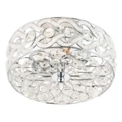 11.5" Olivia Semi-Flush Mount Pendant Metallic Silver - River Of Goods 19 11.5" Olivia Semi-Flush Mount Pendant Metallic Silver - River Of Goods -Finest Home Decoration GUEST 13b1abba 8d03 44d9 8d73 d953d8868456