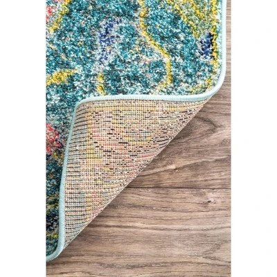 NuLOOM Santos Floral Medallion Area Rug 5 NuLOOM Santos Floral Medallion Area Rug - Image 3