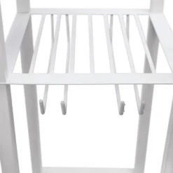 Etagere Storage Shelf Floor Lamp With Linen Shade White - Simple Designs -Finest Home Decoration GUEST 141de5e5 341b 4ef4 8f4c 9eeef7d61eaa