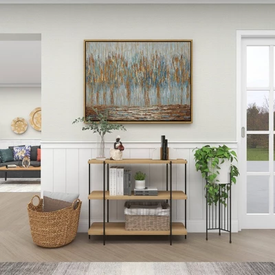 Canvas Tree Framed Wall Art With Gold Frame Gold - Olivia & May 11 Canvas Tree Framed Wall Art With Gold Frame Gold - Olivia & May - Image 9