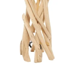 Rustic Wood Table Lamp Beige - Olivia & May -Finest Home Decoration GUEST 1529ea82 930f 4d7b 80a5 88b44863fe39