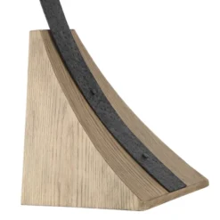 Franklin Iron Works Oak River Rustic Mission Arc Floor Lamp 66 1/2" Tall Dark Gray Wood Blond Mica Drum Shade For Living Room Reading Bedroom Office -Finest Home Decoration GUEST 158afb56 4994 4e79 908c 78e08d1a3d5e