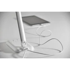 16.25" Lennox Multi-Function Desk Lamp (Includes LED Light Bulb) White - Adesso -Finest Home Decoration GUEST 1616e67b 9849 419e 9cbb eb2d63be557b