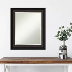 20" X 24" Trio Framed Wall Mirror Oil Rubbed Bronze - Amanti Art -Finest Home Decoration GUEST 178ee48f 4e11 4a56 85d2 3eadc2fc267c