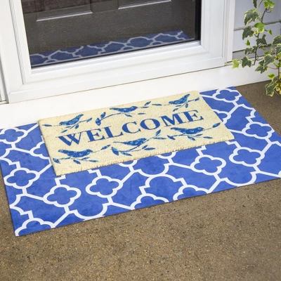 Evergreen Welcome Birds Coir Mat 4 Evergreen Welcome Birds Coir Mat - Image 2
