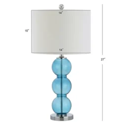 (Set Of 2) 27" Bella Glass Triple Sphere Table Lamp Sky Blue (Includes LED Light Bulb) - JONATHAN Y 7 (Set Of 2) 27" Bella Glass Triple Sphere Table Lamp Sky Blue (Includes LED Light Bulb) - JONATHAN Y -Finest Home Decoration GUEST 1a6a9d7f 0119 463d bc11 c9e05c20074b