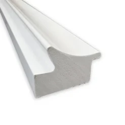 31" X 31" Non-Beveled Imperial White Wall Mirror - Amanti Art