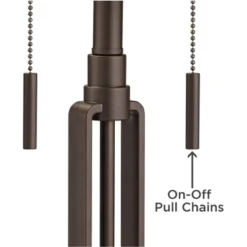 Franklin Iron Works Dayn Industrial Accent Table Lamps Set Of 2 23" High Bronze Metal LED Mesh Shade For Bedroom Living Room Bedside Nightstand Office -Finest Home Decoration GUEST 1c5ac2ad 6a84 45cf 9852 ec495efd1916