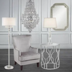 Vienna Full Spectrum Marilyn Chrome Pendant Chandelier 18 1/4" Wide Modern Clear Crystal 5-Light Fixture For Dining Room House Foyer Kitchen Island -Finest Home Decoration GUEST 1ccfa497 d8aa 474e 8784 810da08d0151