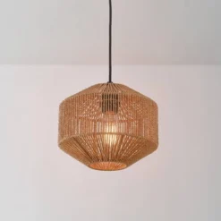 Lotus 1-Light Pendant Lighting With Natural Twine Shade - Globe Electric -Finest Home Decoration GUEST 1cd9befd 4a87 45a7 bf70 23614ff20c82