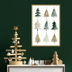 16" X 23" Evergreens II Tree By Isabelle Z Framed Canvas Wall Art - Amanti Art -Finest Home Decoration GUEST 1d47ee0d a78c 4636 9496 540172a10cf1