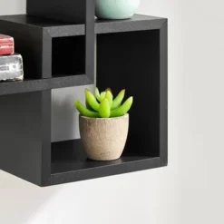 28.35" X 18" Blocchetto Intersecting Cubes Wall Shelf Unit - Danya B. -Finest Home Decoration GUEST 1e54e251 9ddd 4afd bf83 b752daaf0a8b