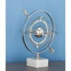 15" X 10" Traditional Aluminum Armillary Sphere With Ceramic Base Silver - Olivia & May -Finest Home Decoration GUEST 1e74a08c 06d4 4a30 b3e4 57b4c3364cb9