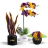 Forever Leaf LSU Artificial Snake, Orchid And Hydrangea Plants 3-Pack Bundle, Indoor Artificial Plant For Home Decor -Finest Home Decoration GUEST 1e9e2fe3 97c1 4e32 897f 690ff6cc3188