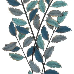 Metal Leaf Wall Decor With Gold Accent Blue - Olivia & May -Finest Home Decoration GUEST 1ea5cfb8 03a1 4538 be74 8dee106b7676