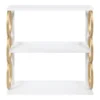 28" X 8" X 31" Ring Wooden 3-Tier Shelf White - Kate & Laurel All Things Decor -Finest Home Decoration GUEST 1eacdf39 8872 4e38 a3bd 276c93680ea8