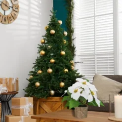 Northlight 11.75" LED Artificial White Poinsettia Potted Plant - Clear Lights 7 Northlight 11.75" LED Artificial White Poinsettia Potted Plant - Clear Lights -Finest Home Decoration GUEST 1eda1319 6b8b 4e85 a102 bc2d12c34a36