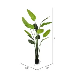 Vickerman Artificial Potted Travellers Palm Tree