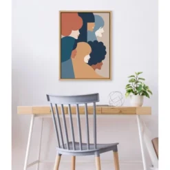 18" X 24" Sylvie We Persist Earthy Framed Canvas Wall Art By Dominique Vari Natural - Kate And Laurel -Finest Home Decoration GUEST 20a8b7e6 d9b1 4393 a518 e4e8fc7eff0a