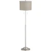 360 Lighting Abba Modern Floor Lamp Standing 66" Tall Brushed Nickel Silver Metal Gray Gold Drum Shade For Living Family Room Bedroom Office House -Finest Home Decoration GUEST 20e62c93 7f8b 4b96 a3a2 7fff78105b91