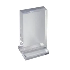 Azar Displays The Imperial Collection: Acrylic Block Frame On Acrylic Base, Vertical 5.5"W X 8.5"H -Finest Home Decoration GUEST 22220091 3251 47db 8257 74d48b8b933d