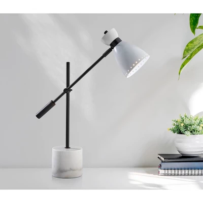 Sadie Desk Lamp White - Adesso 4 Sadie Desk Lamp White - Adesso - Image 2